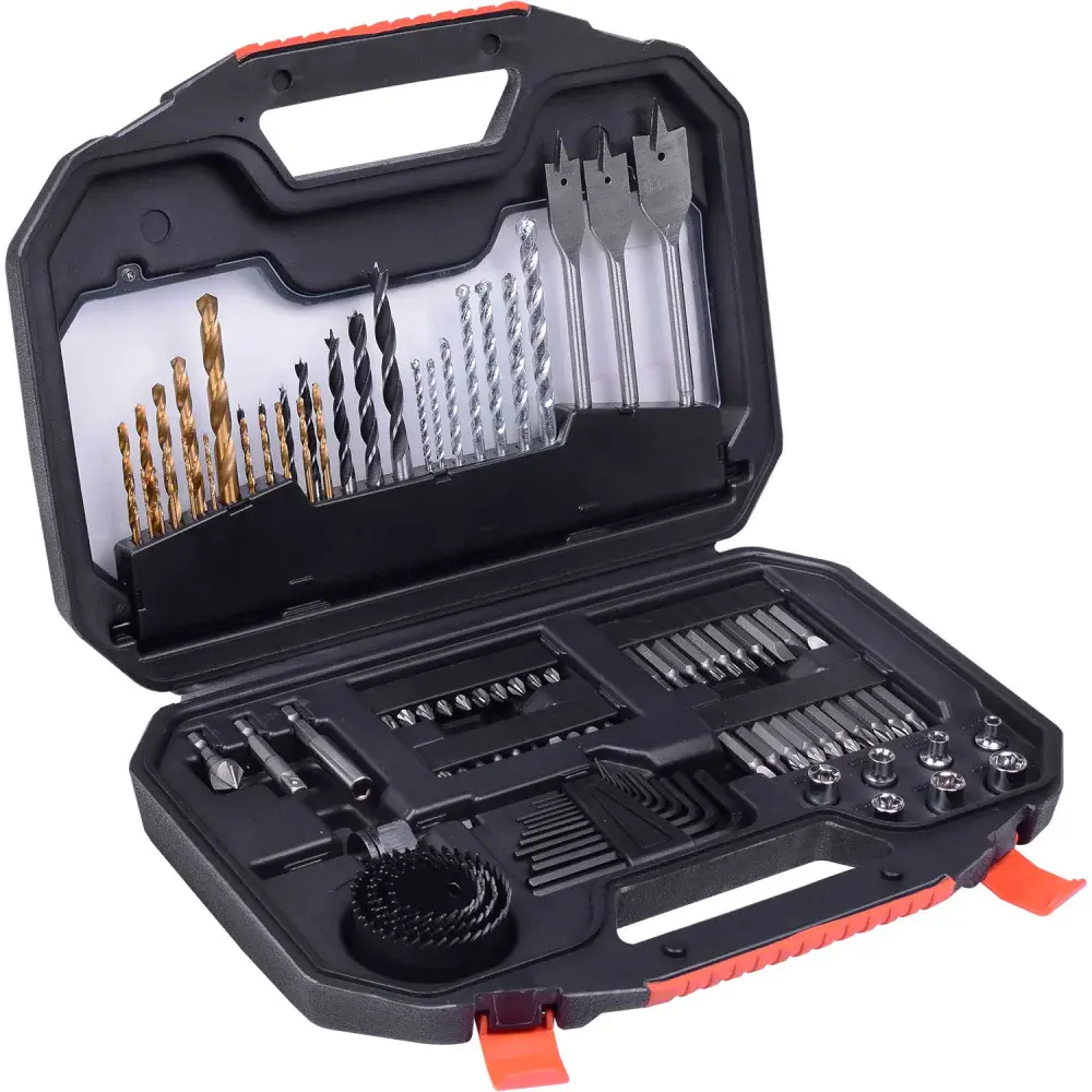 Kit para parafusar e furar A7187-XJ 100 peças black&decker — fotografia 2