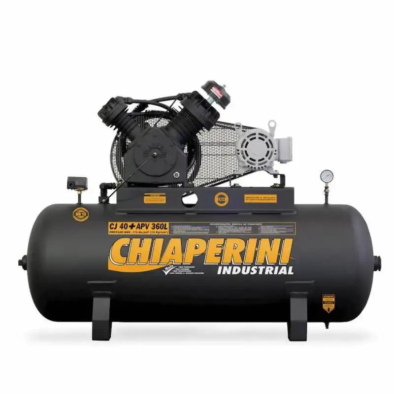 Compressor de Ar 40 Pés 360L c/ Motor Trifásico 220/380V CJ 40+ APV 00708 CHIAPERINI