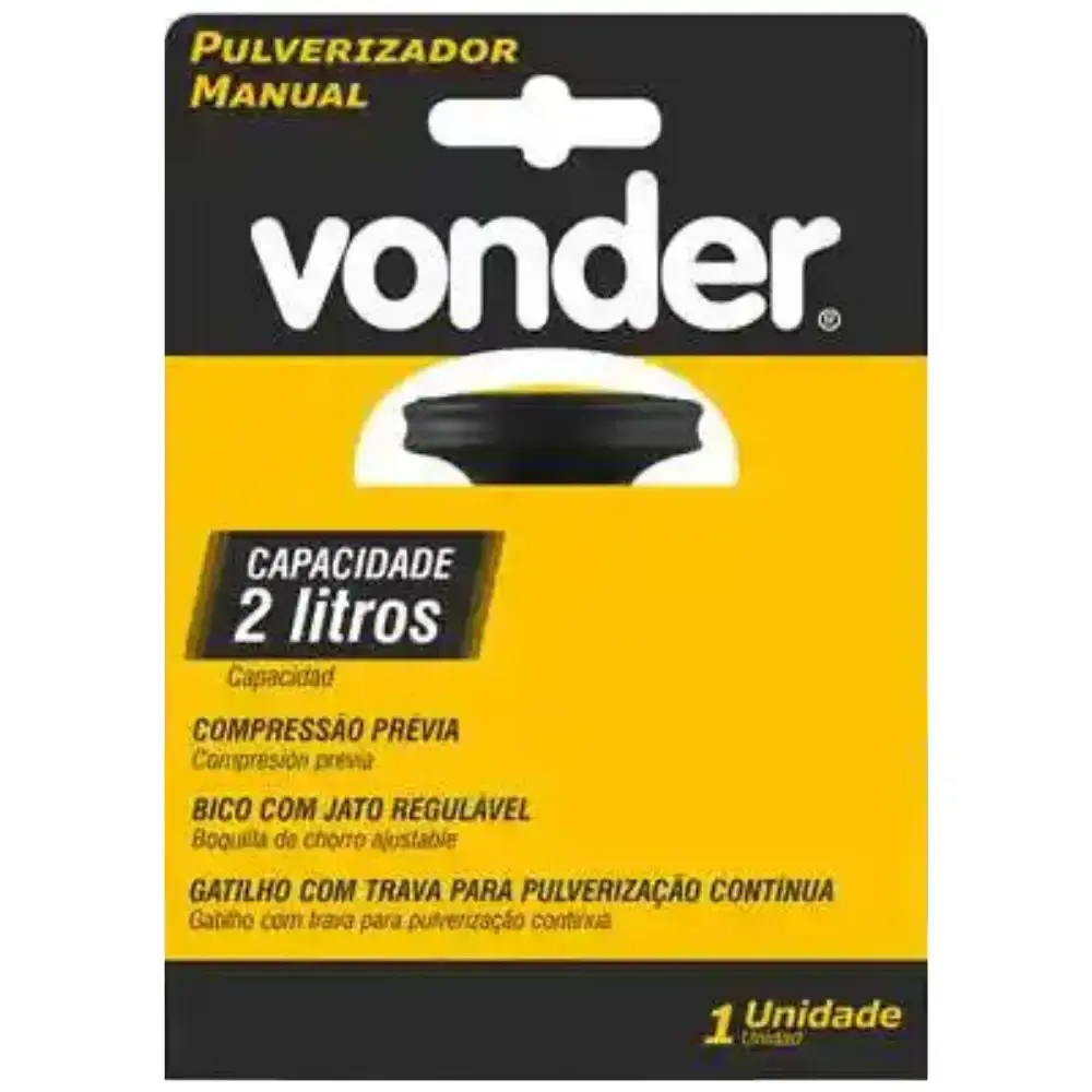 Pulverizador com compressor previa 2 litros Vonder — fotografia 5