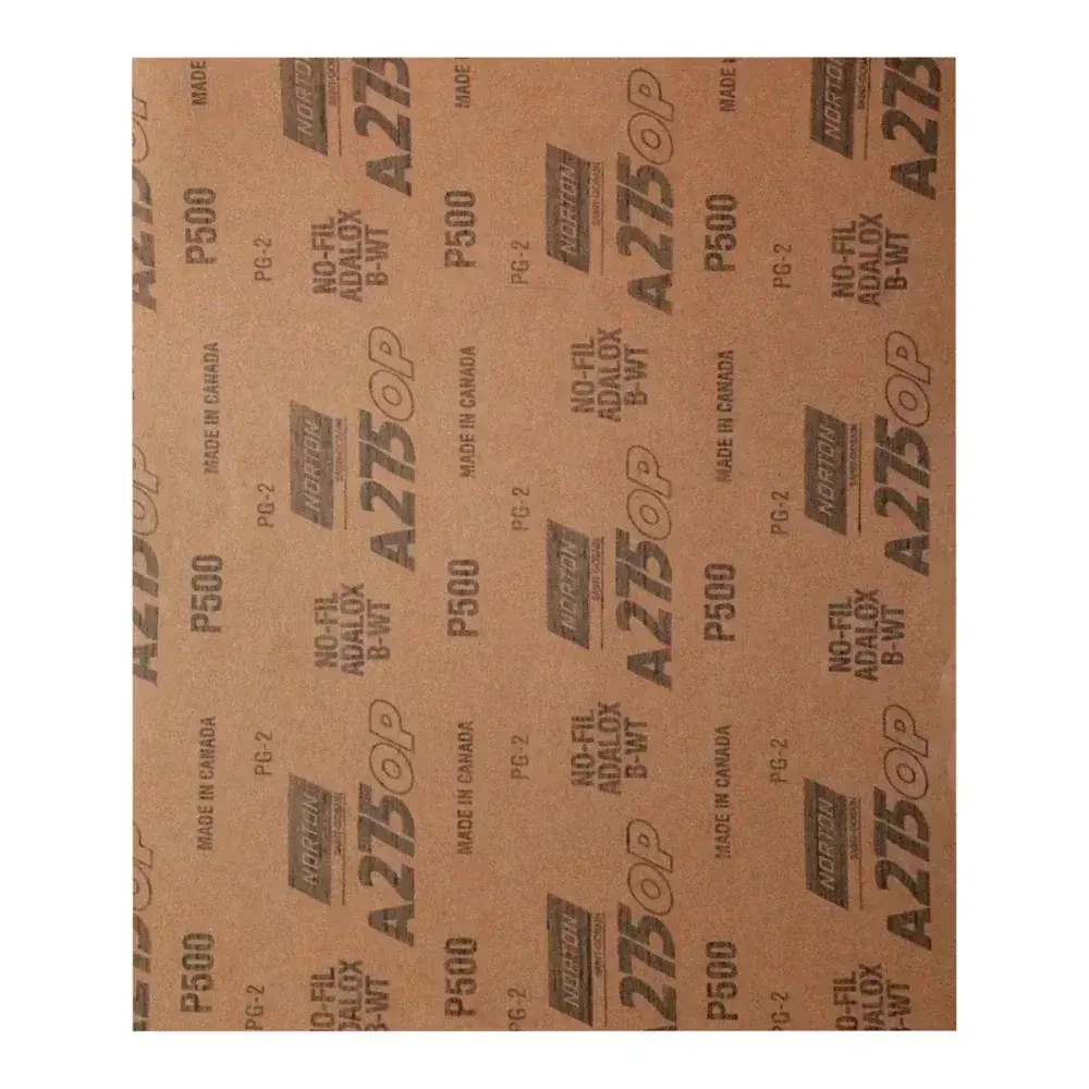 Lixa seco úmido A275 230X280MM grão 500 3M Norton — fotografia 5