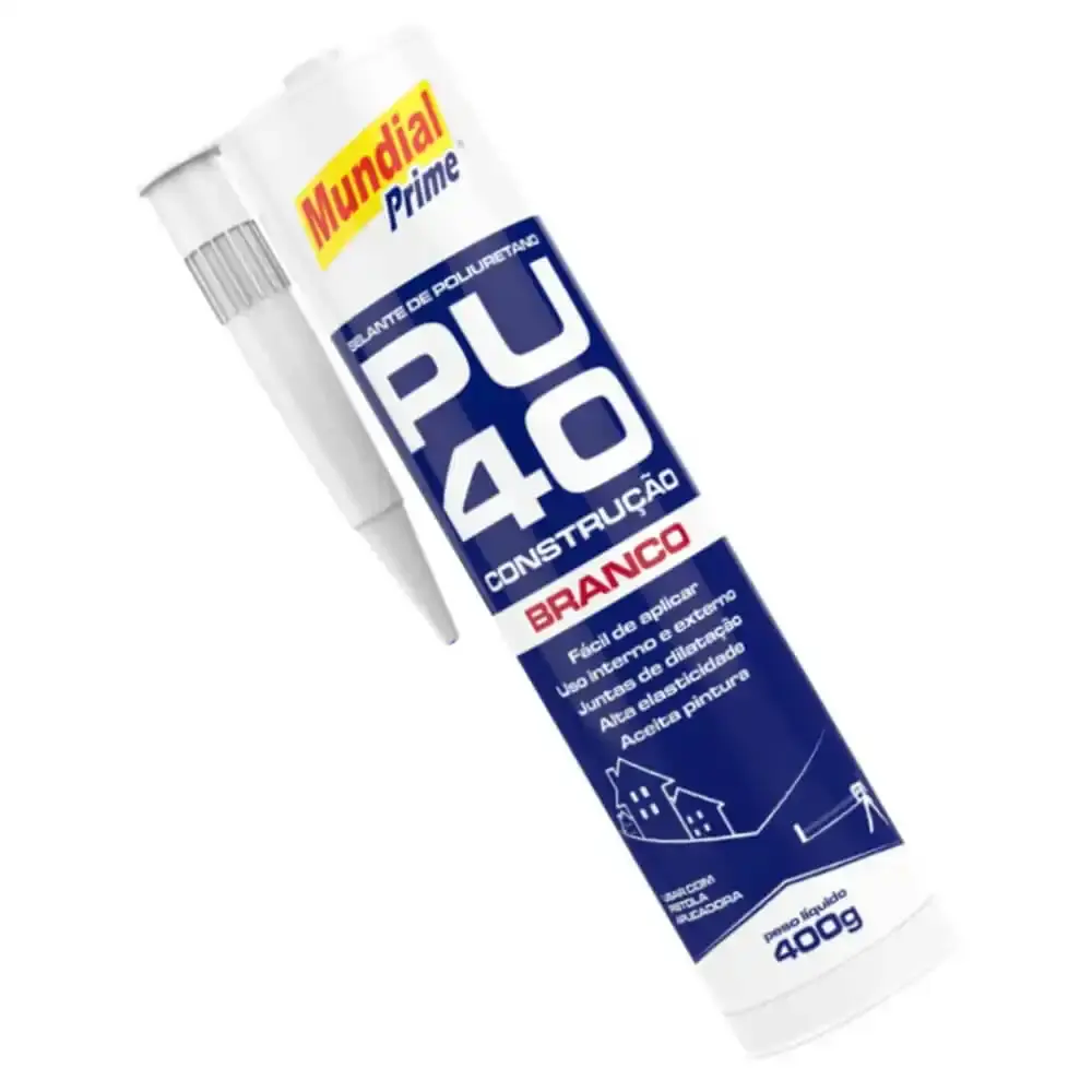 Selante poliuretano para construção PU40 branco mundial prime — fotografia 5