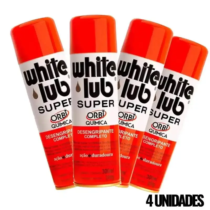 Desengripante spray 300 ML 4 unidades white LUB