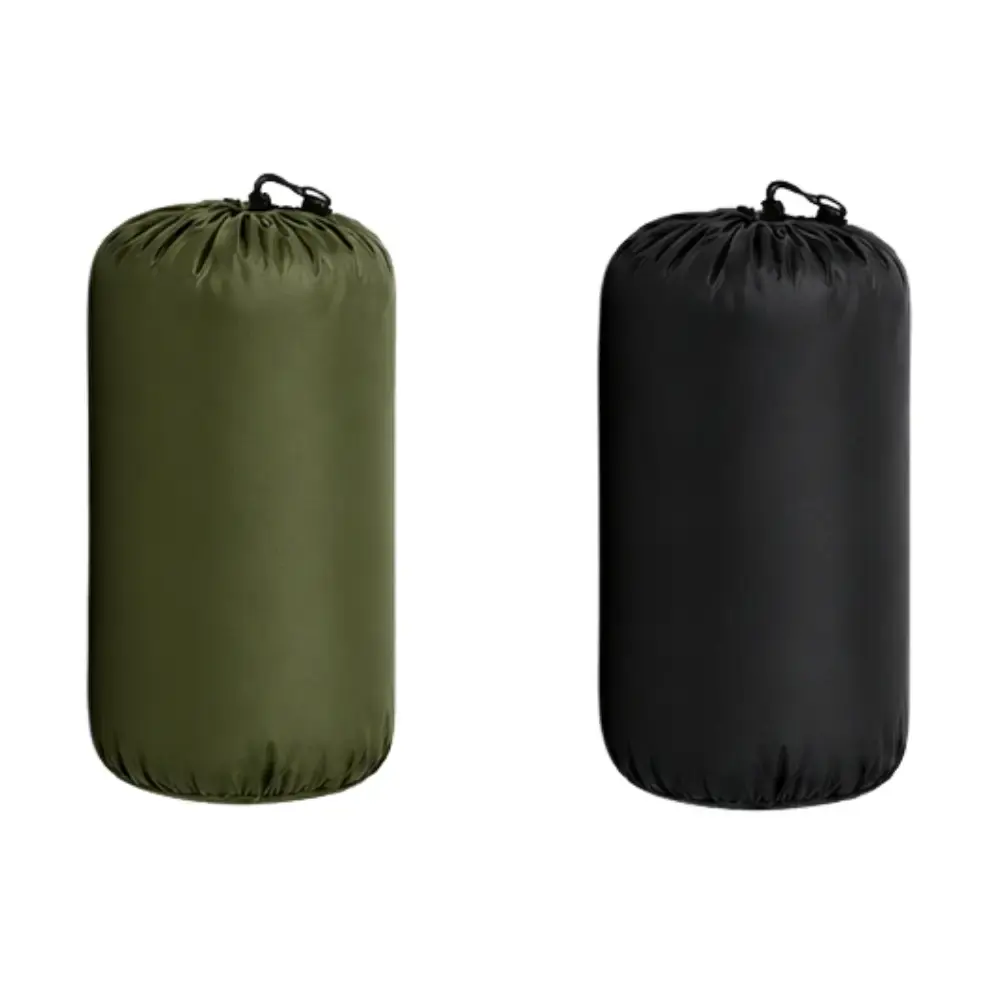 Saco de Dormir Camping Pesca Impermeável Confortável 2,10 x 72 CM c/ Capuz e Bolsa ZELT Verde — fotografia 7