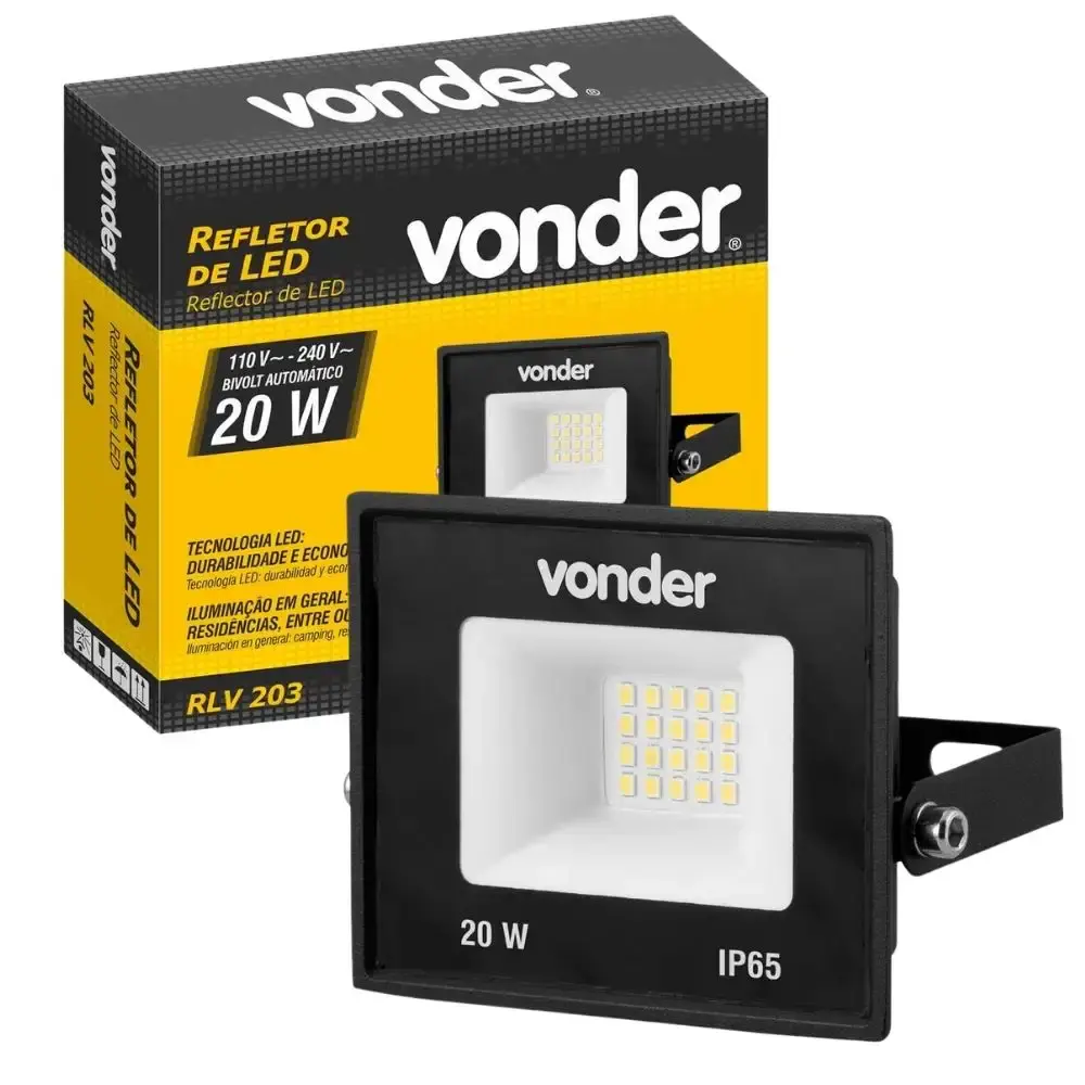 Refletor de LED 20W RLV-203 Vonder — fotografia 3
