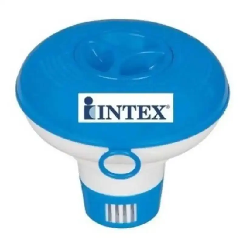 Flutuador dosador para pastilha de tricloro 12.7 CM kit com 3 peças Intex — fotografia 4