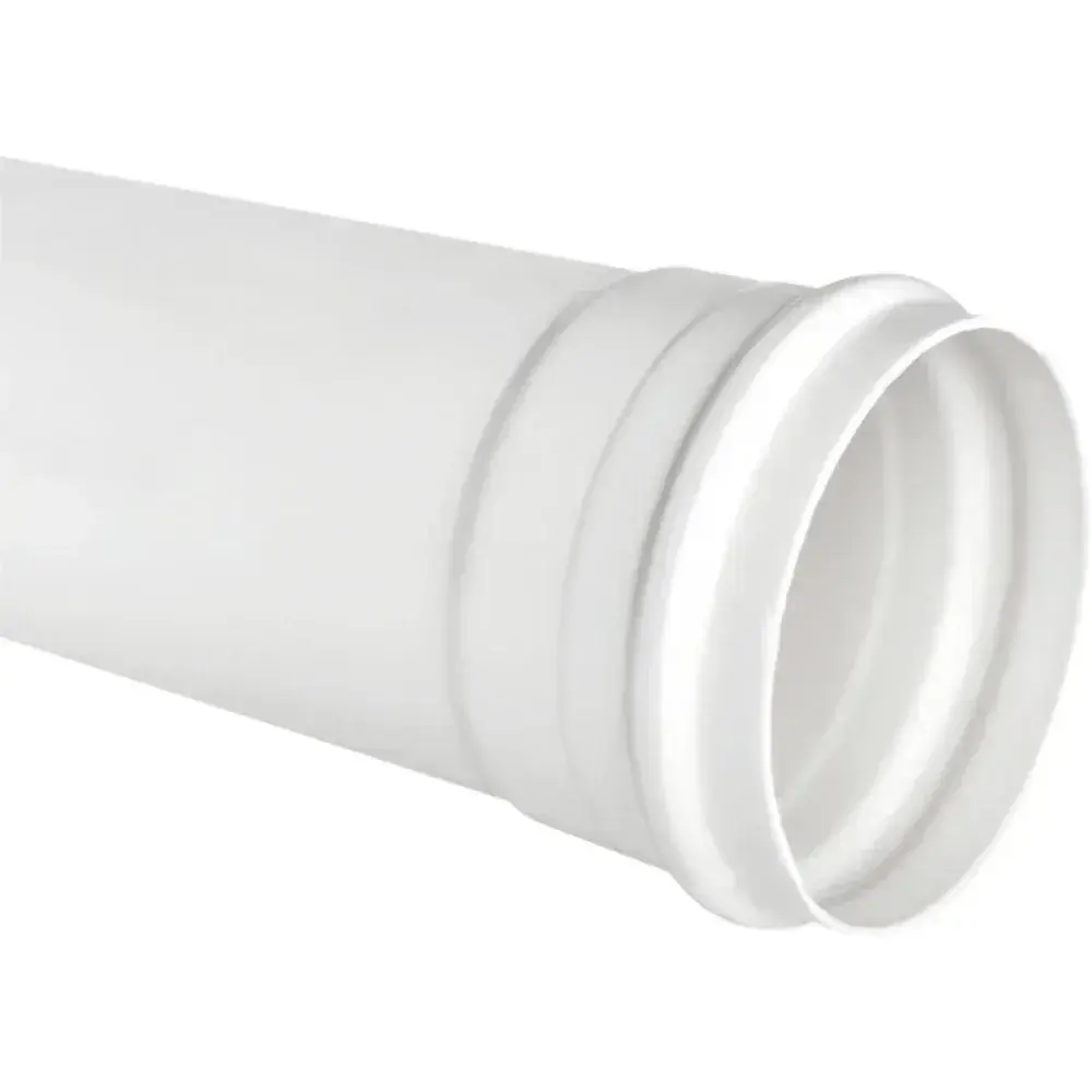 Tubo de esgoto em pvc 6M 100MM Plastilit — fotografia 2