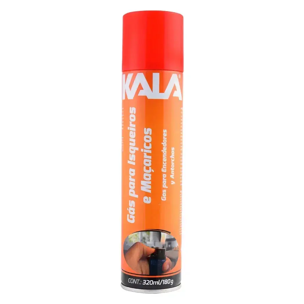Gás para isqueiro e maçaricos 320ML/180G Kala — fotografia 7