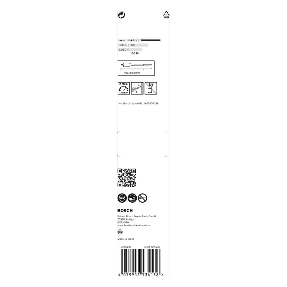Broca para madeira EXPERT Self Cut Speed 10 x 400mm BOSCH — fotografia 4