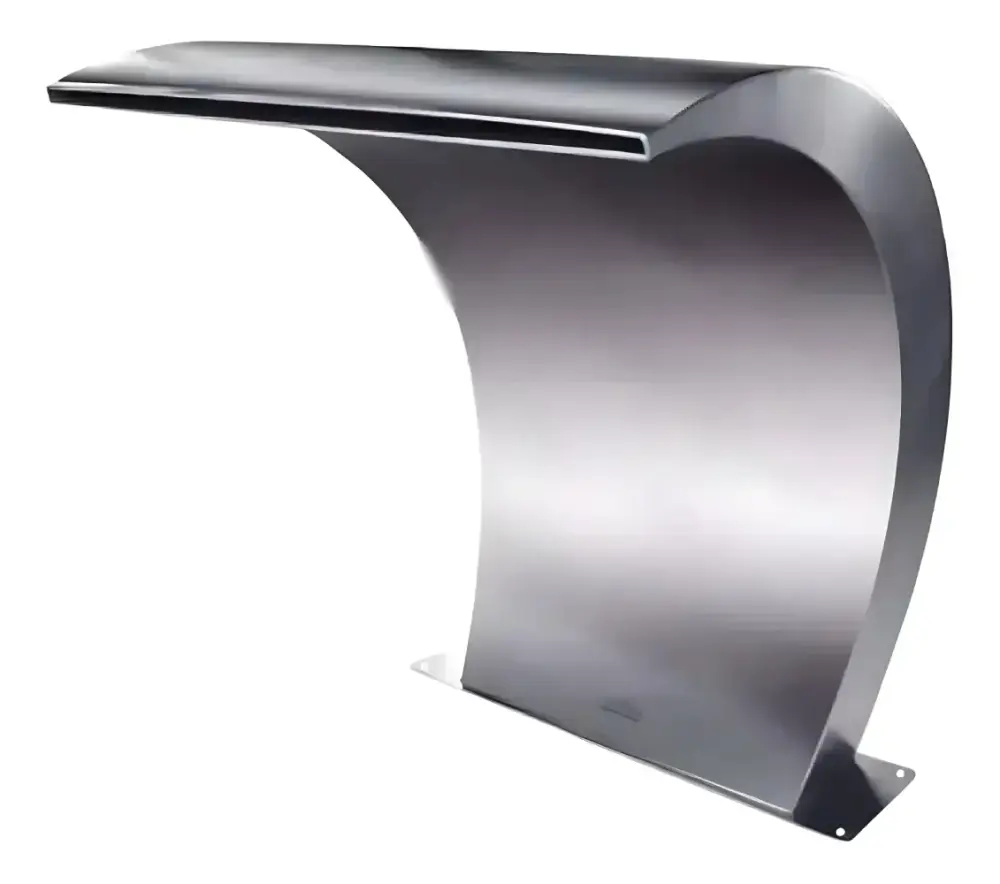 Cascata para piscina em aço inox escovado 58X45CM Sodramar
