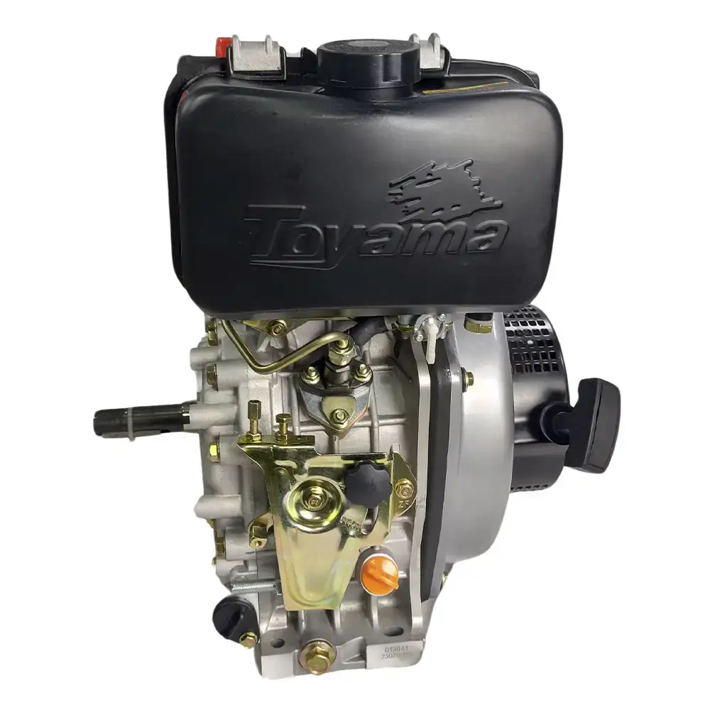 Motor diesel 7.0HP partida manual TDE70XP 019-041 Toyama — fotografia 3