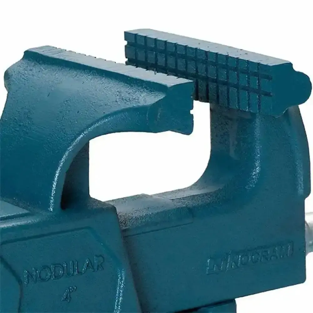 Morsa torno de bancada N°4 em ferro nodular NT-4 Nocram — fotografia 3