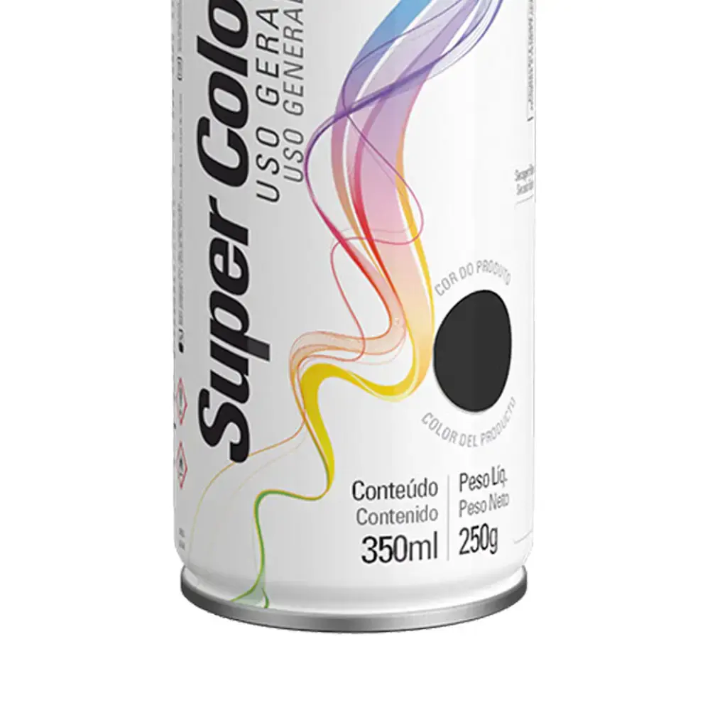 Tinta spray 350ML preto fosco 23001006900 Tekbond — fotografia 4