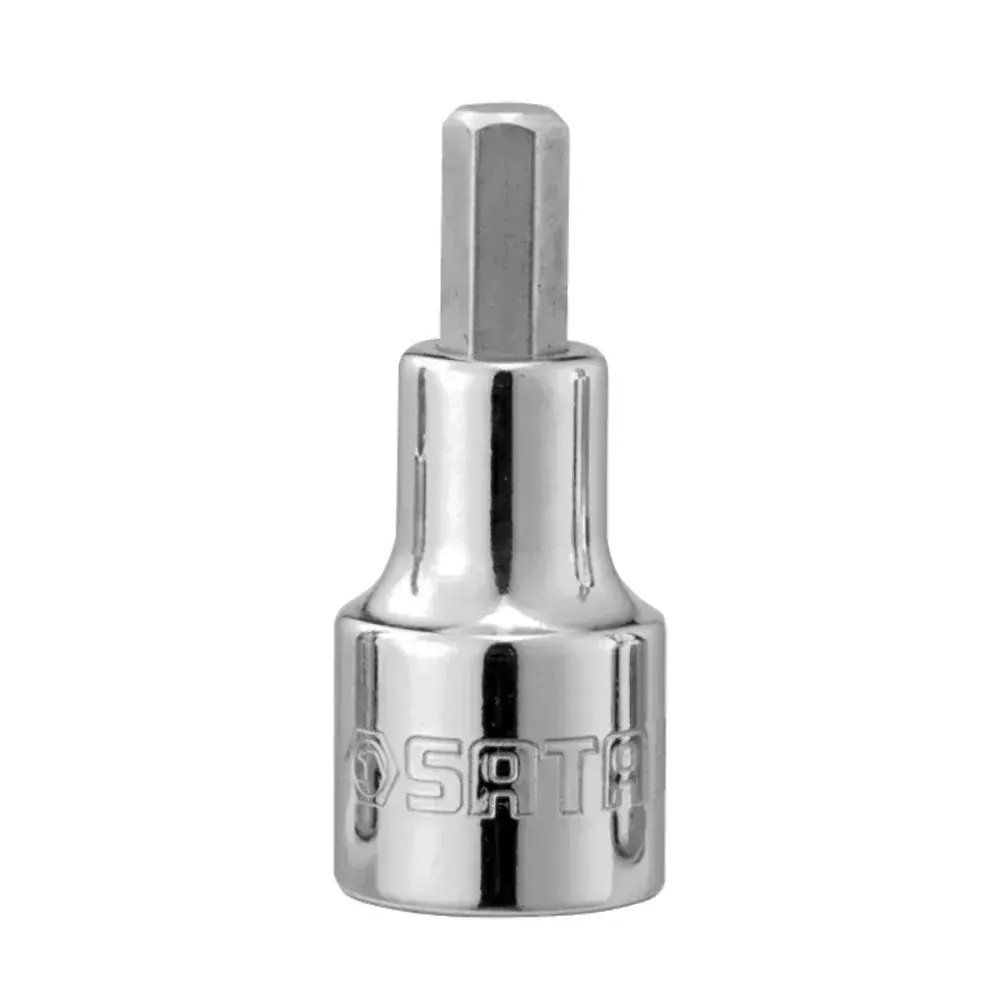 Soquete com bit hexagonal em aço 50MM 1/2" 1/4"SATA — fotografia 2