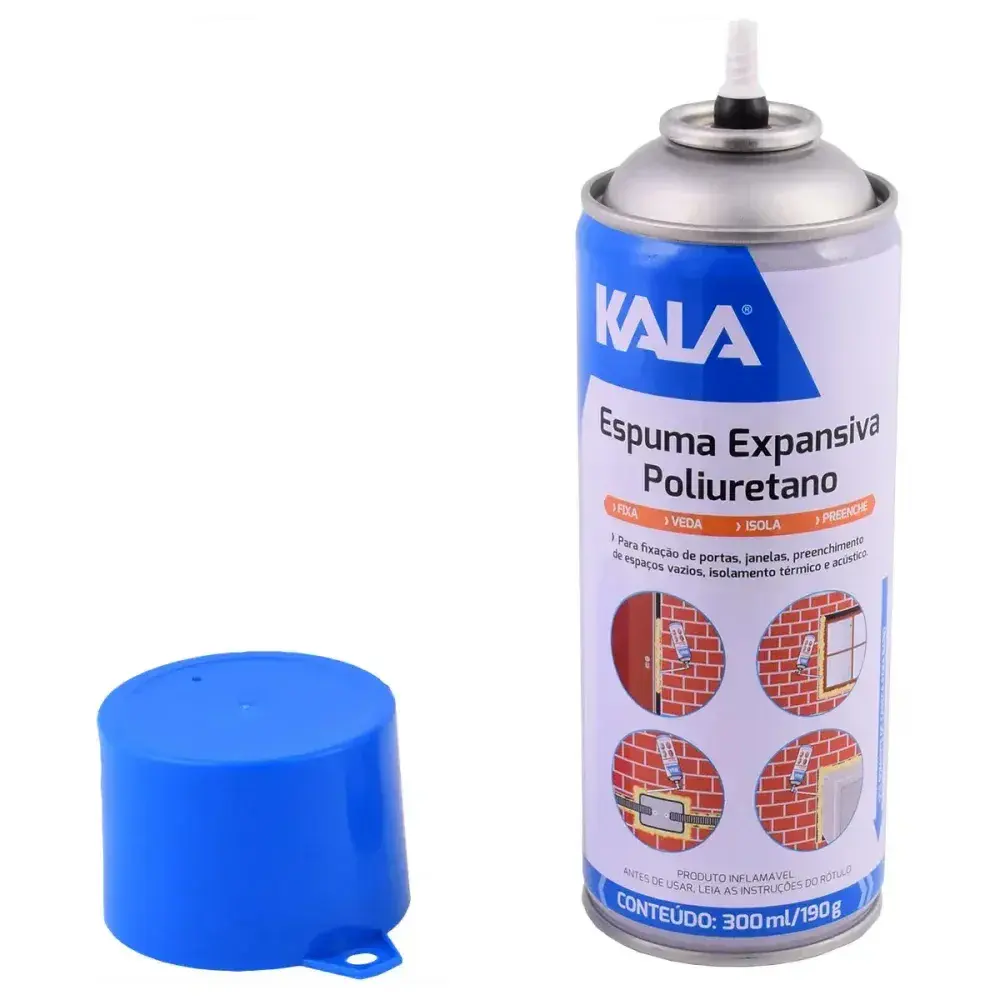 Espuma expansiva em poliuretano 300ML 190G Kala — fotografia 8