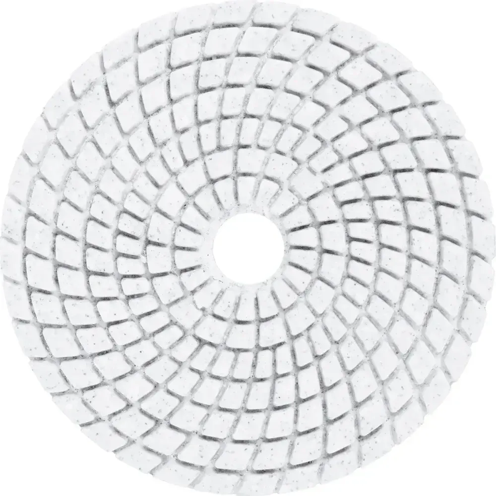 Disco de lixa diamantada com velcro 4 G3000 branco Worker — fotografia 5