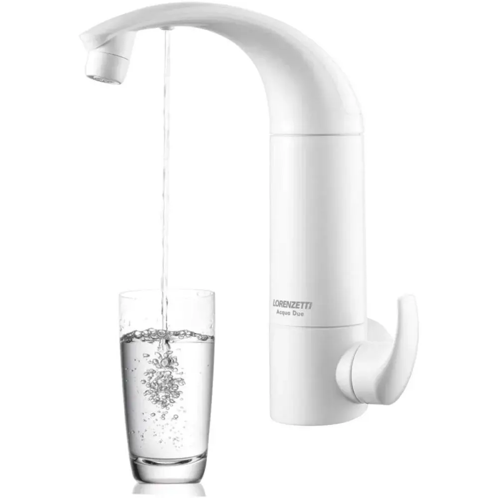 Purificador de água acqua due parede branco lorenzetti Lorenzetti Duchas