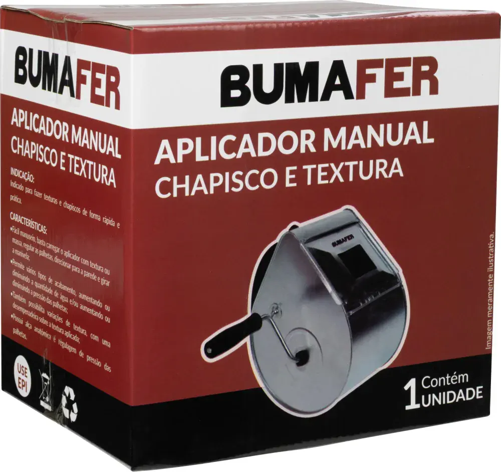 Aplicador manual de chapisco textura Bumafer — fotografia 12