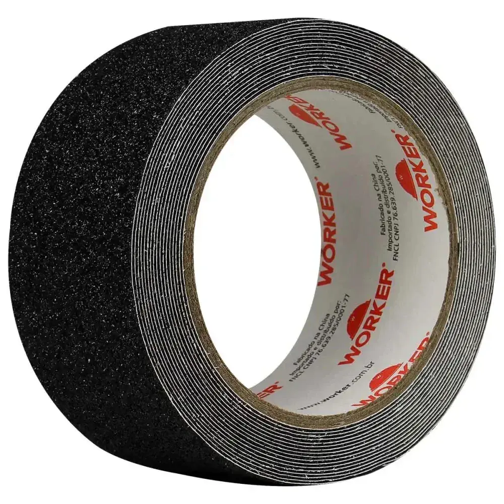 Fita antiderrapante 50MM x 5M preta Worker — fotografia 7