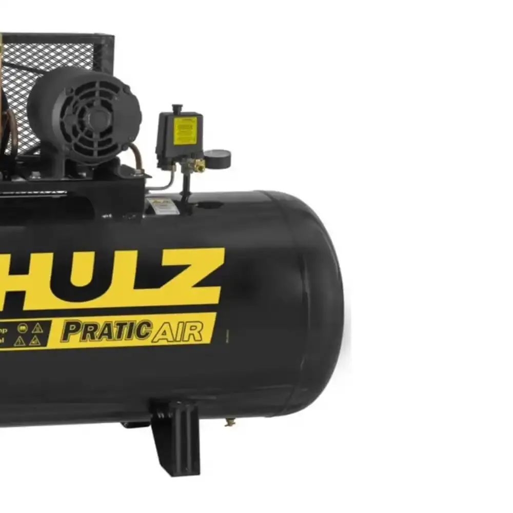 Compressor de ar 5,0 HP 20 pés 200 litros trifásico pratic air CSL 20/200 Schulz — fotografia 5