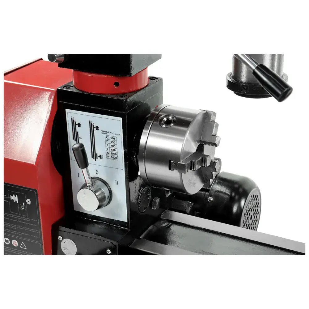 Torno mecânico multifuncional 500MM 550W bivolt Bumafer — fotografia 3