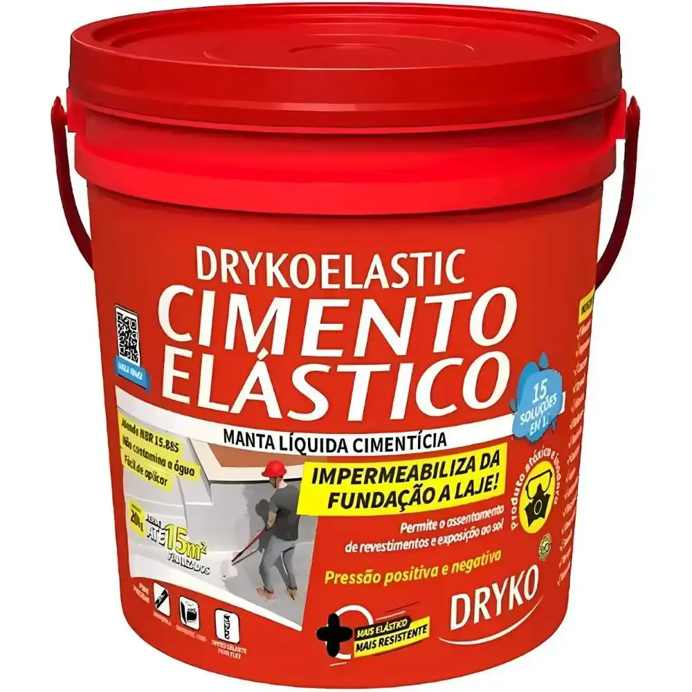 Manta líquida cimentícia impermeabilizante 4 KG drykoelastic Dryko