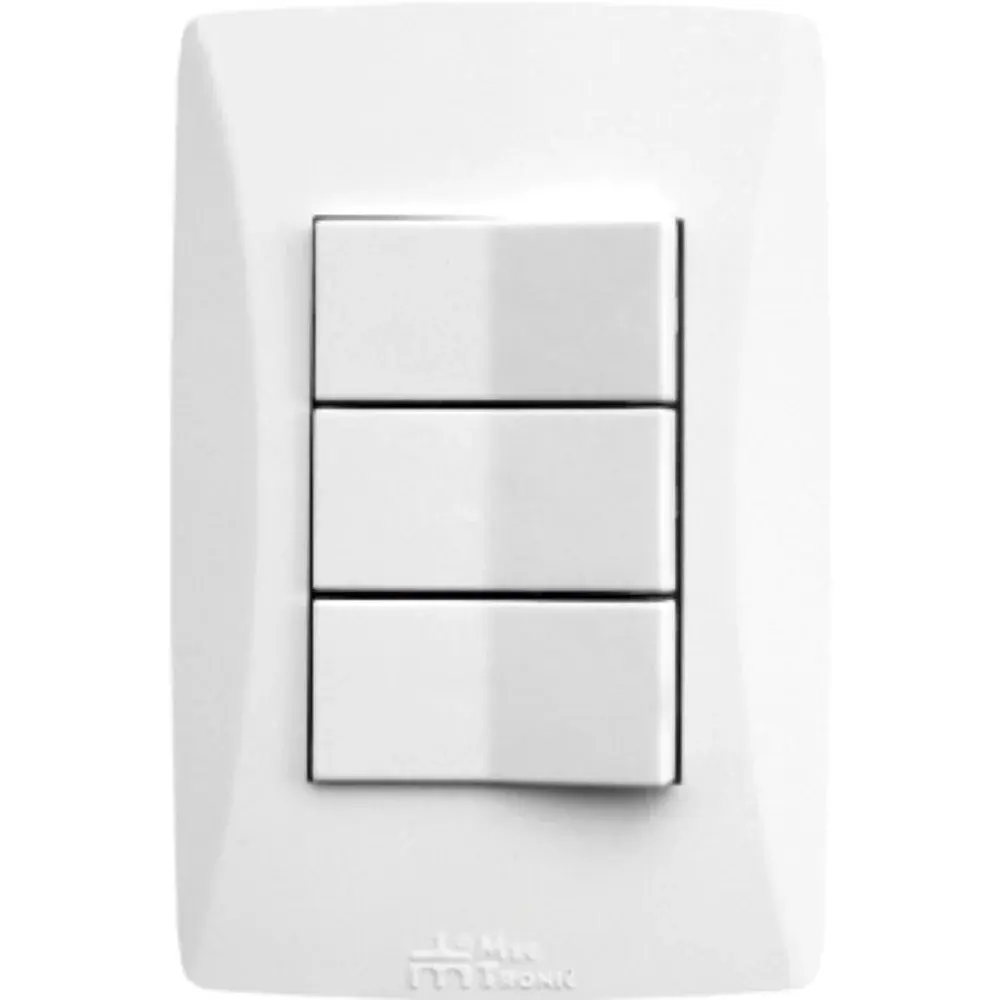 Interruptor 1TS+2TP Mectronic br petra
