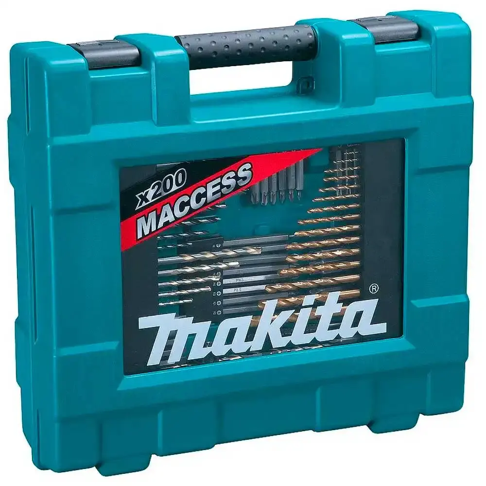 Estojo de ferramentas e brocas com 200 peças D-37194 Makita — fotografia 4