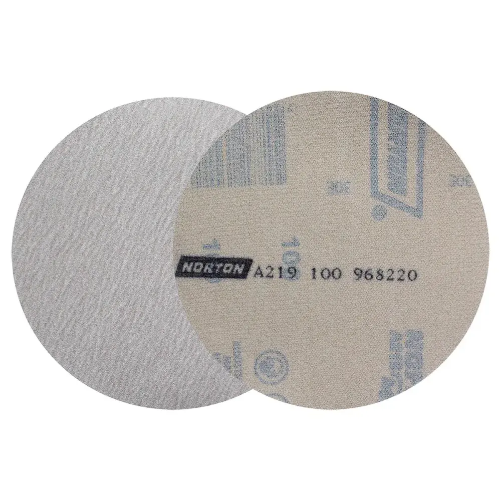 Disco lixa no-fil A219 127MM grão 100 Norton — fotografia de referência