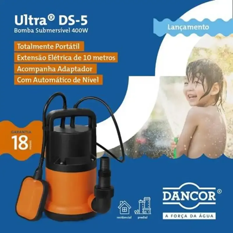 Bomba submersa 400W para água limpa ultra DS-5 Dancor 220 V — fotografia 2