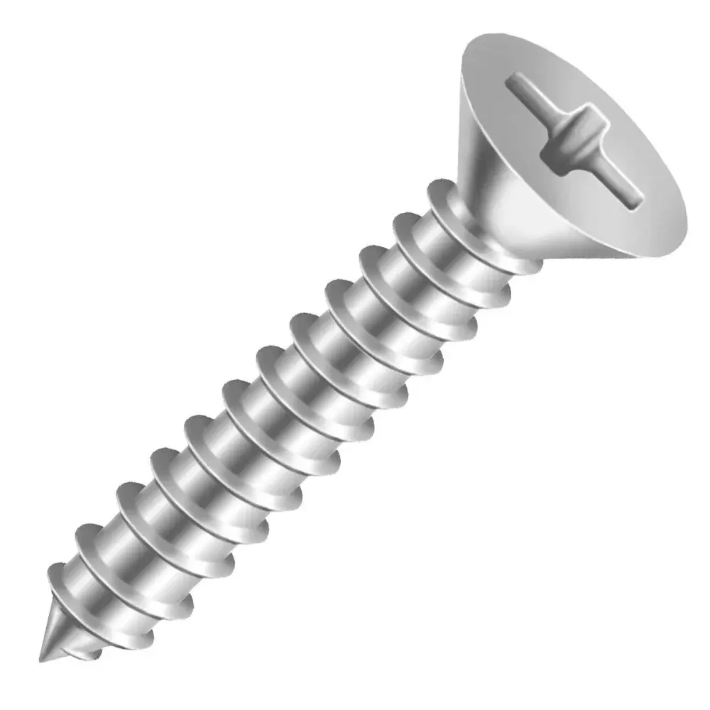 Parafuso auto atarraxante chata zincado 4,2X19MM ri 500 peç Ciser — fotografia de referência