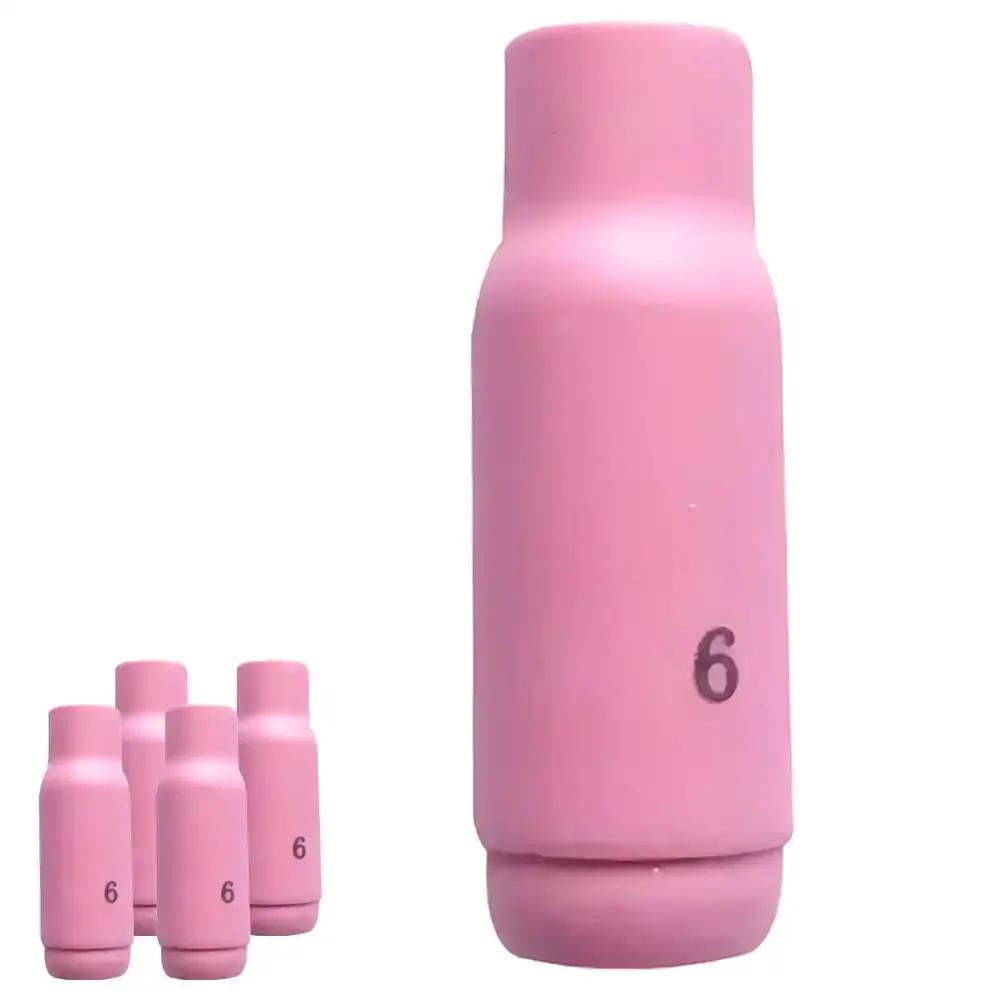 Bocal cerâmico n° 6 tocha TIG 5 unidades TE432 Oximig — fotografia de referência