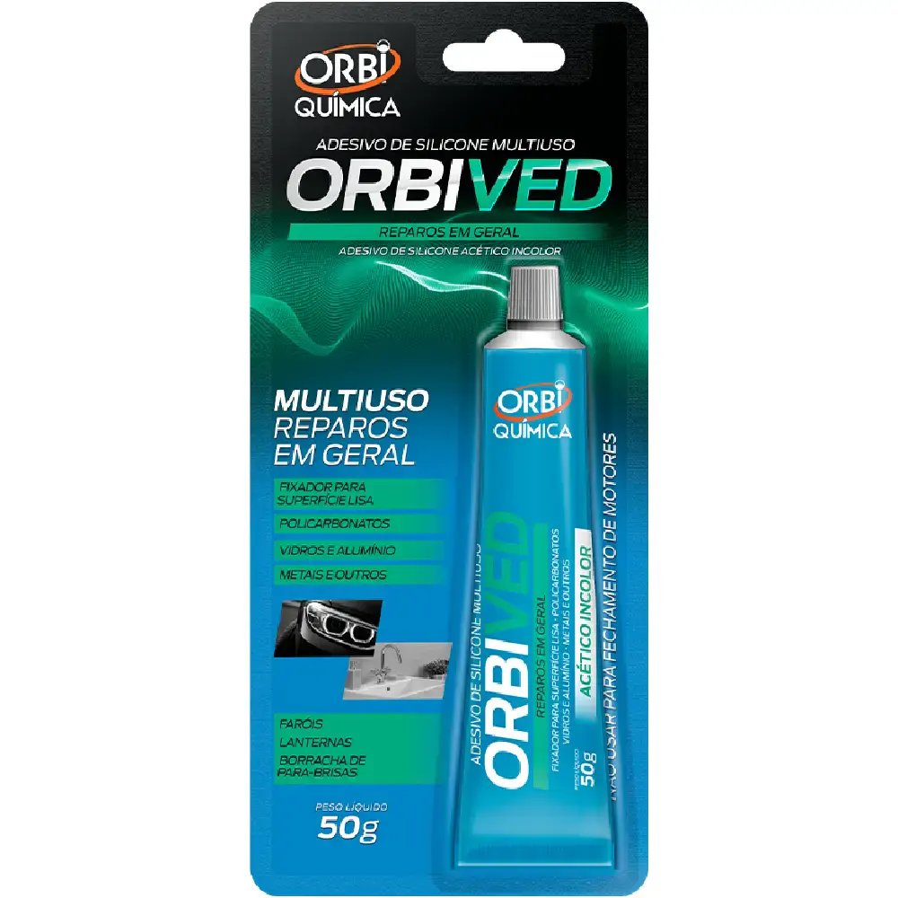 Adesivo de silicone multiuso 5542 50G Orbi — fotografia 4