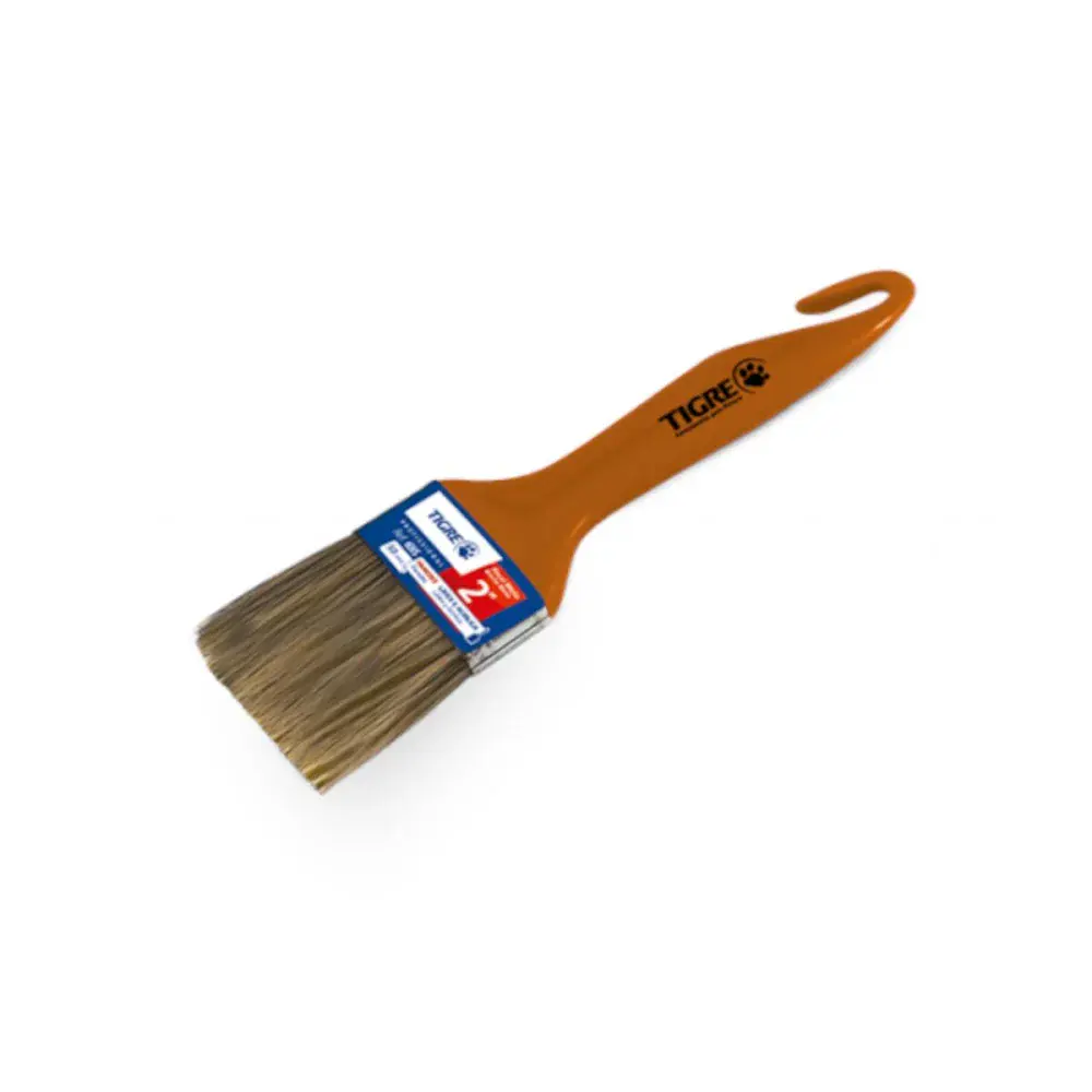 Trincha 695 3 pincéis tigre média cerda gris — fotografia de referência