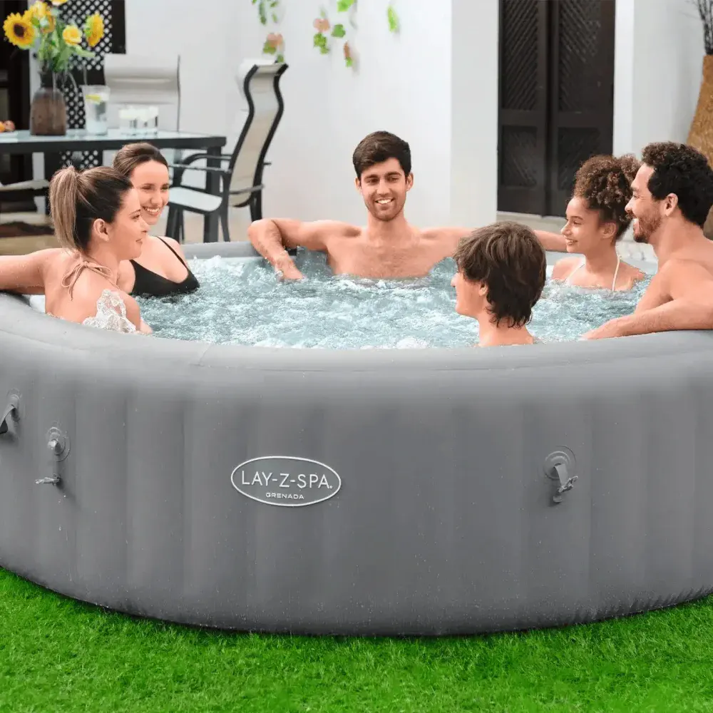 Piscina modelo spa inflável grenada airjet 220V Bestway — fotografia 6