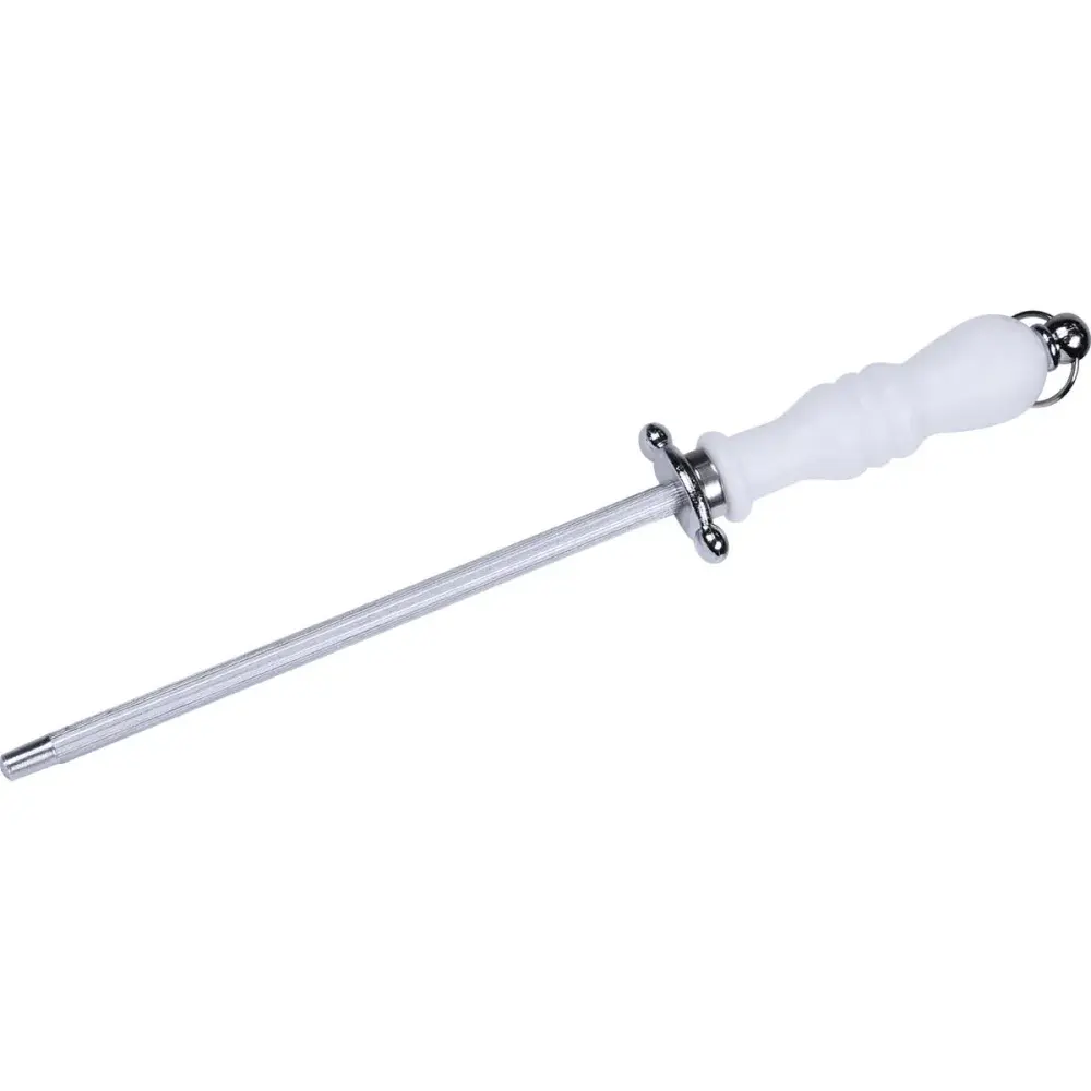 Kit faca garfo e chaira em aço inox com cabo pp 3 peç Kala — fotografia 3
