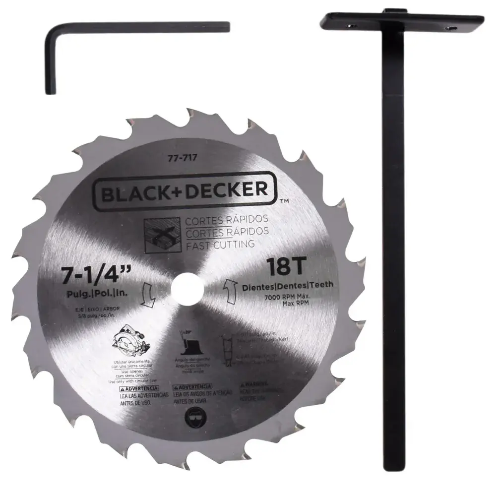 Serra circular 7.1/4” 184MM 5300RPM 1400W 127V blackdecker Black & Decker — fotografia 5