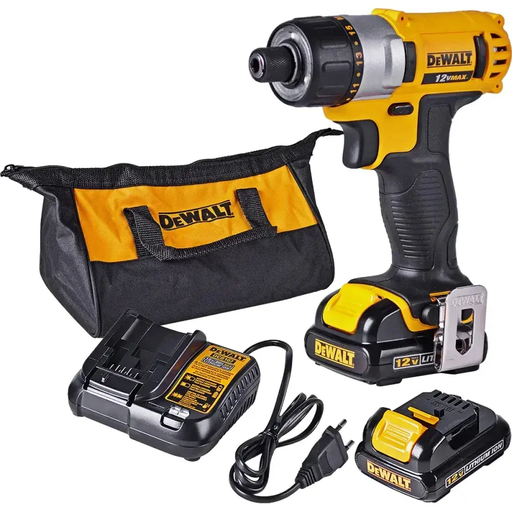 Parafusadeira a bateria 12V max 1/4 DCF610S-BR biv Dewalt — fotografia 6