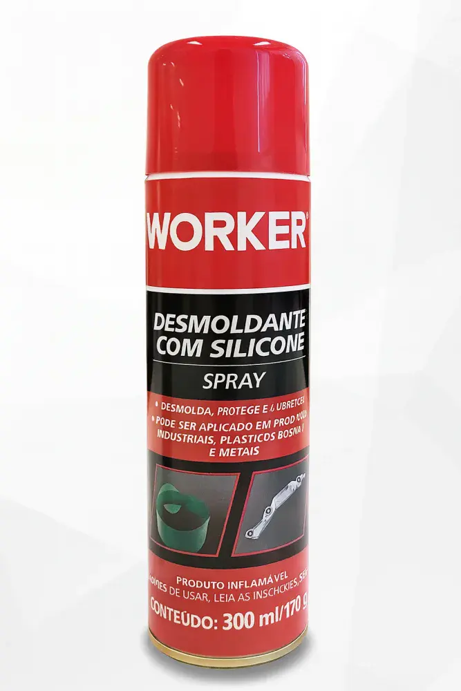 Desmoldante spray com silicone 300ML/170G Worker