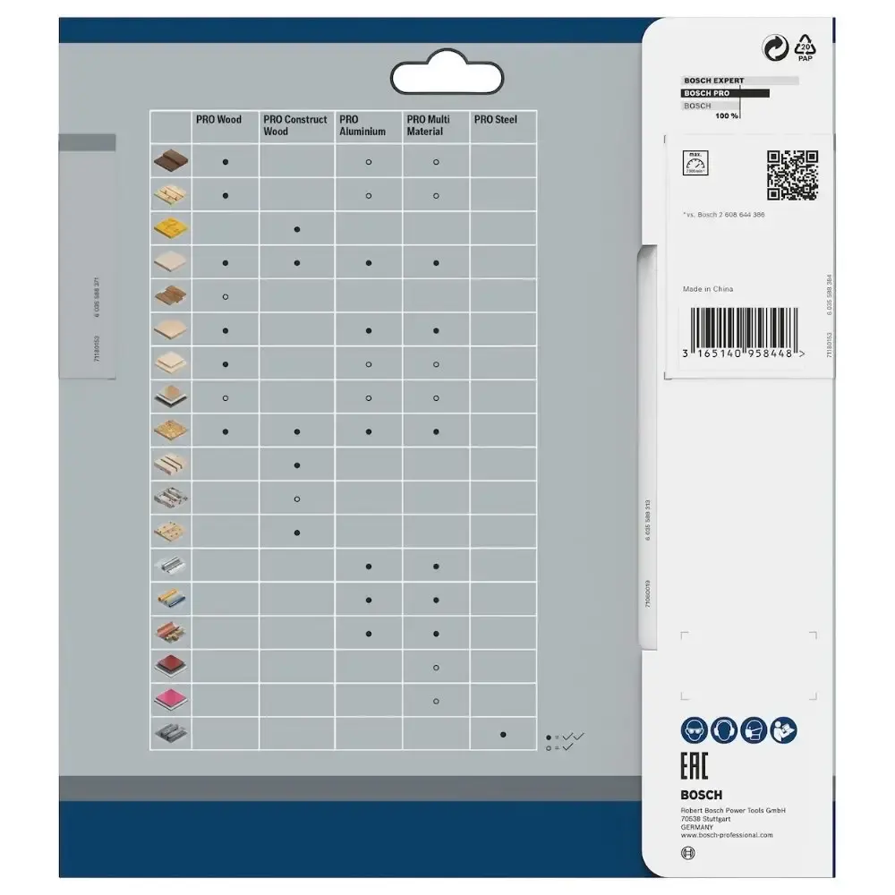 Disco de serra circular PRO wood cordless 184X20MM 24 dentes Bosch — fotografia 5
