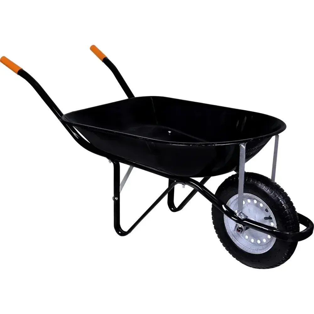 Carrinho de mão master 45L preto com pneu 3,25X8 Maestro — fotografia 9