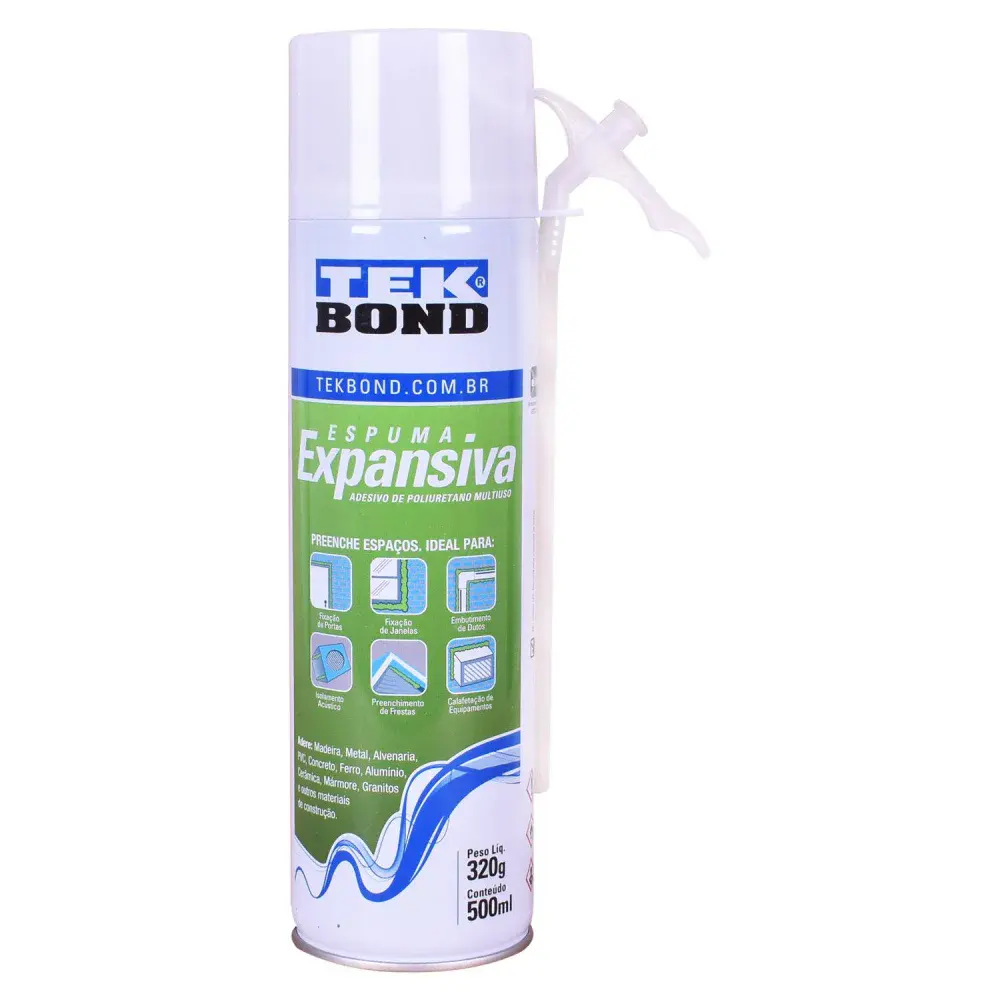 Espuma expansiva pu uso geral 320G / 500ML Tekbond