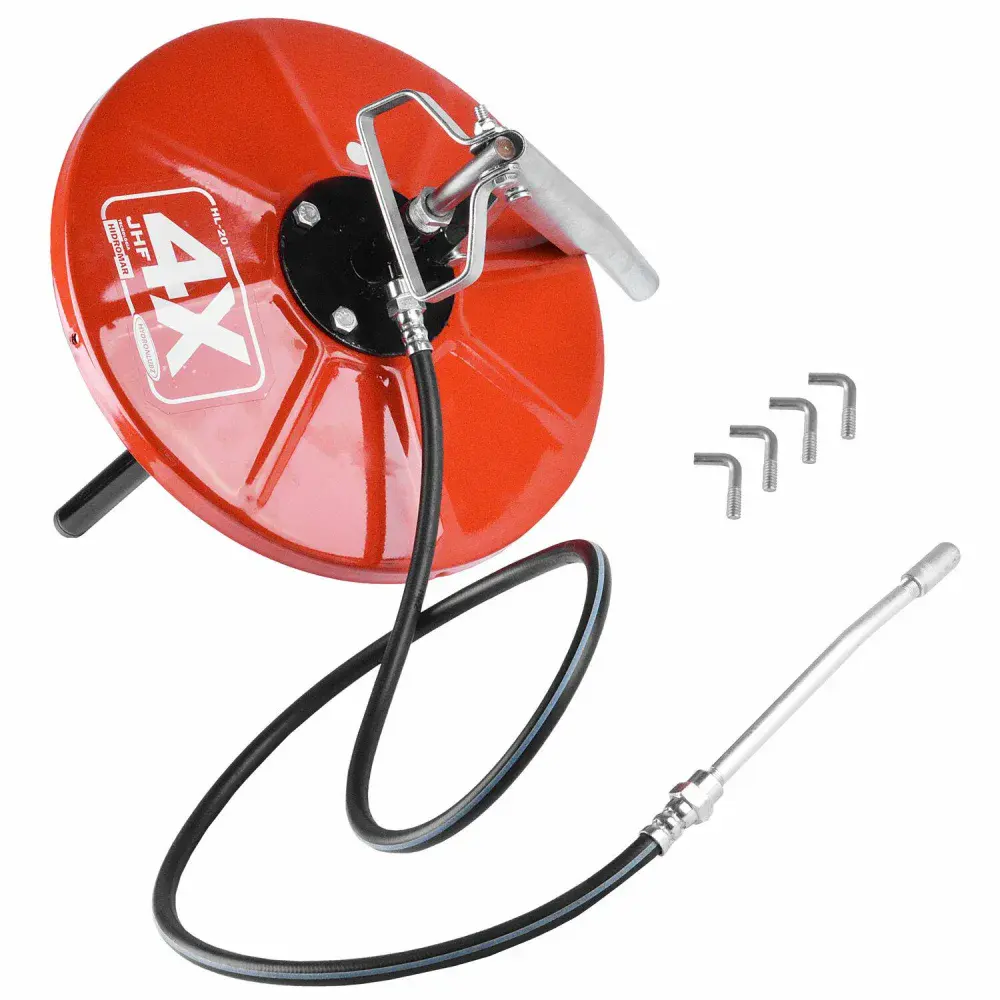 Tampa para engraxadeira de balde manual 20KG com mangote de 1,3 metros HL-20 8486 hidromar Jhf4x