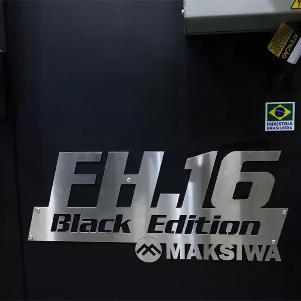 Furadeira horizontal FH16 160MM black edition trifásico Maksiwa — fotografia 7