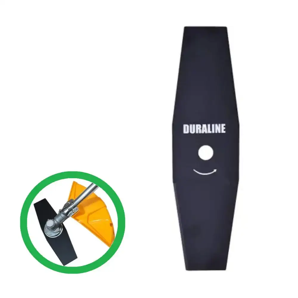 Lâmina Faca 2 Pontas para Roçadeira 330 x 25,4 MM Duraline — fotografia 3