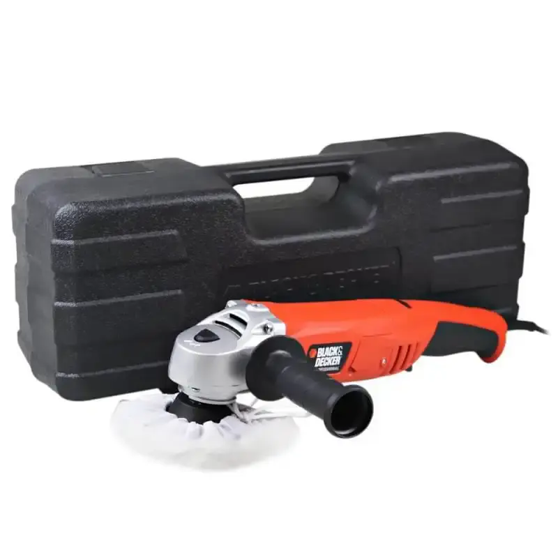 Politriz profissional 5 pol 600W com maleta plástica WP600K black & decker 110 V — fotografia de referência