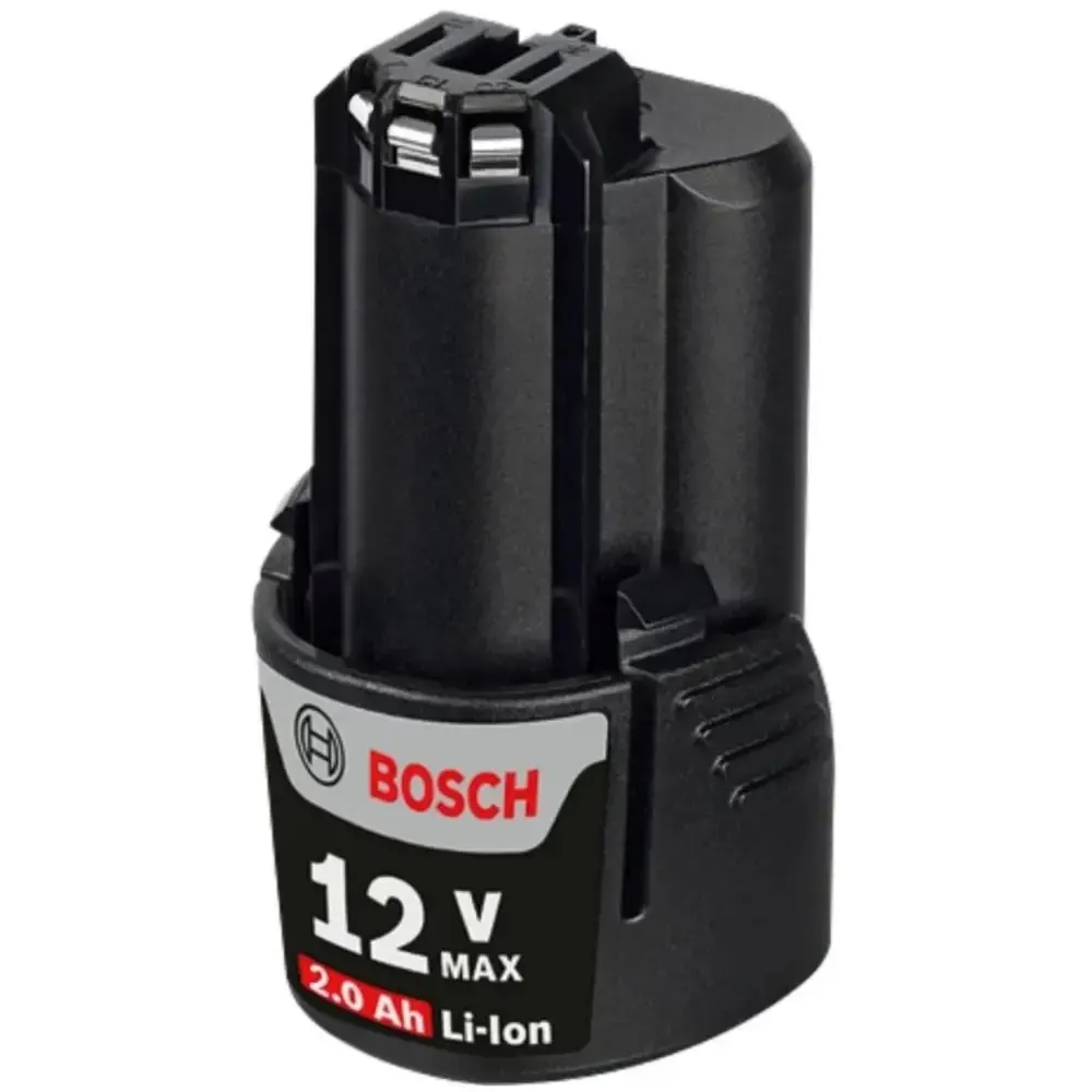 Bolsa para ferramentas média com 2 baterias 2,0AH 12V e carregador bivolt Bosch — fotografia 3