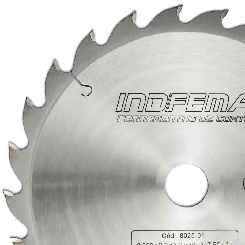 Disco de serra circular de widea HW 10 POL 250 MM 24 dentes 8025.01 Indfema — fotografia 3