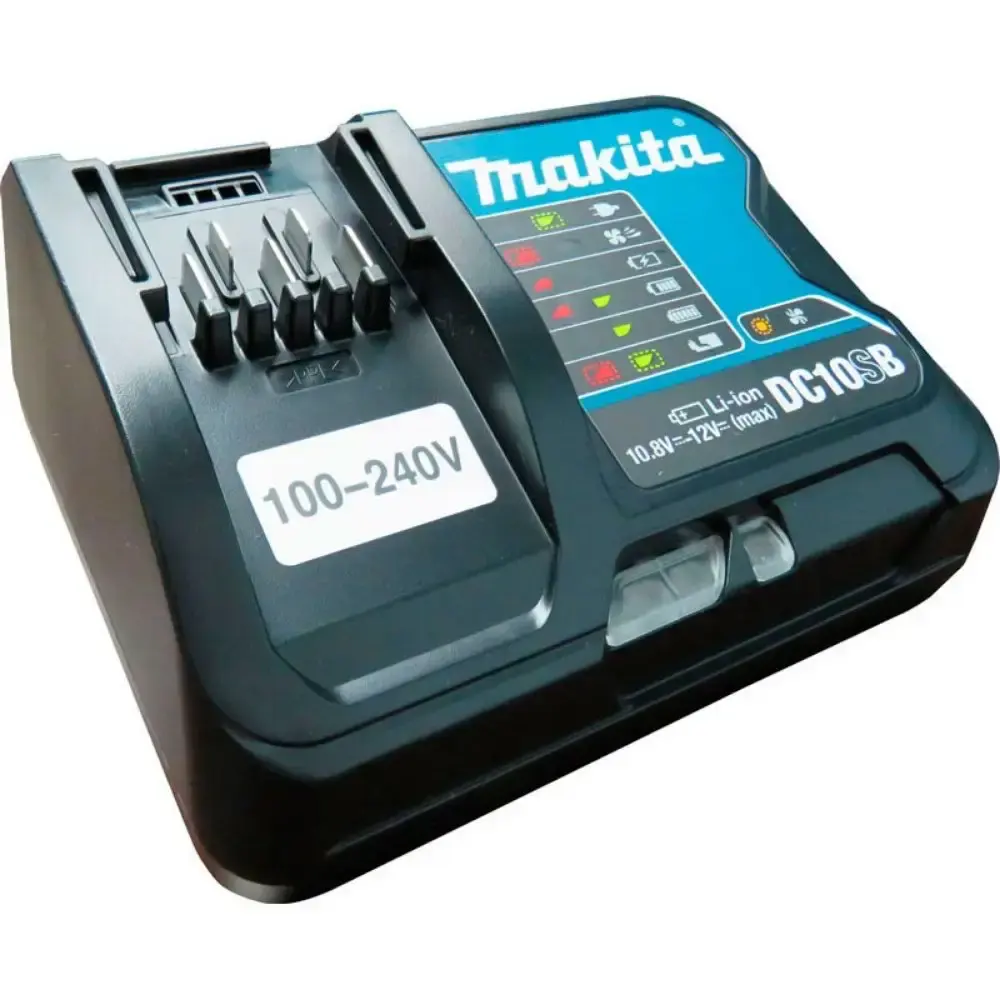 Carregador bivolt 1.5AH a 4.0AH DC10SB com 2 baterias 1,5AH 12V e maleta Makita — fotografia 4