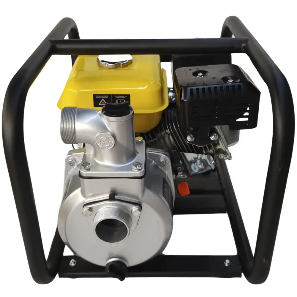 Bomba motobomba gasolina 7 HP 4 tempos auto escorvante EVSWP20 Evald — fotografia 6