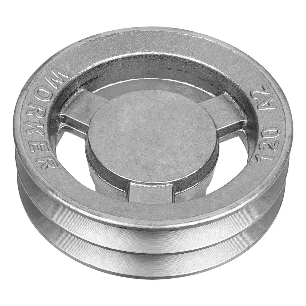 Polia de alumínio A2 120MM 2 canais Worker — fotografia de referência